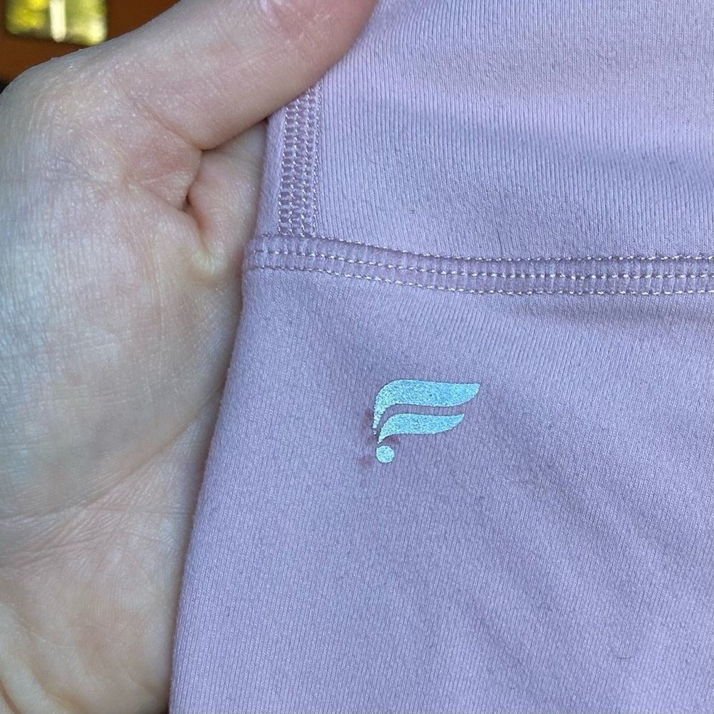 Fabletics Define Mid-Rise Legging In Mauve (pastel pink) - Picture 4 of 7